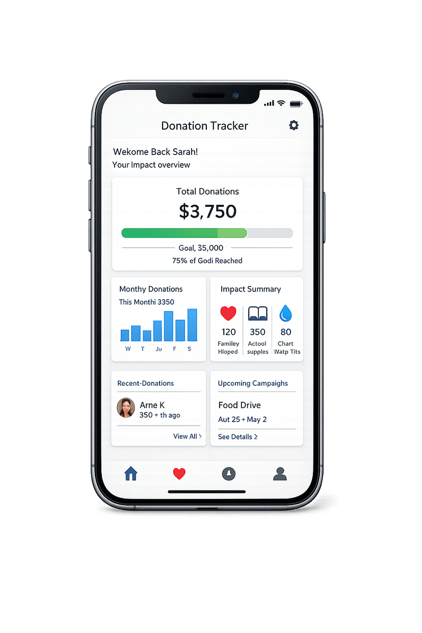 Donation Tracking App